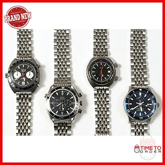 Stainless Steel Quick Release Watch Band 18-24mm Deployment Clasp